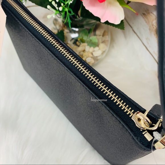 Kate spade joeley glitter black crossbody small - Picture 5 of 6